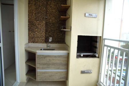 Varanda gourmet  da Sala de apartamento para alugar com 3 quartos, 84m² em Centro, São Bernardo do Campo