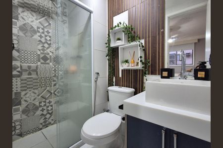 Apartamento à venda com 70m², 2 quartos e 1 vagaBanheiro suite 