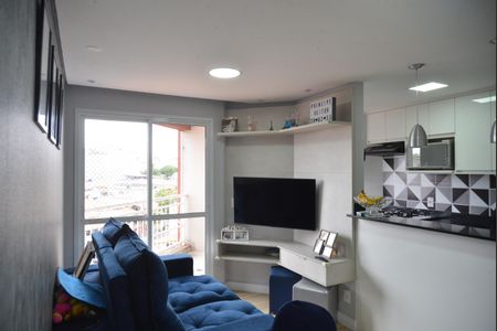 Sala de apartamento à venda com 2 quartos, 47m² em Parque das Nações, Santo André