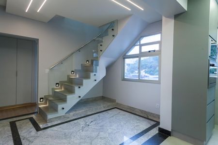 Sala de Jantar de apartamento à venda com 3 quartos, 210m² em Buritis, Belo Horizonte