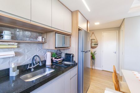 Apartamento à venda com 34m², 2 quartos e 1 vagaCozinha e área de serviço