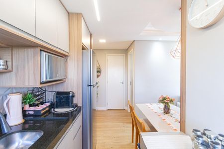 Apartamento à venda com 34m², 2 quartos e 1 vagaCozinha e área de serviço