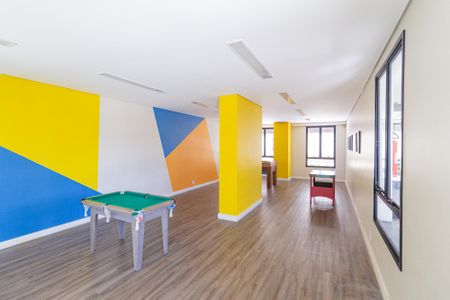 Apartamento à venda com 34m², 2 quartos e 1 vagaÁrea comum - Salão de jogos