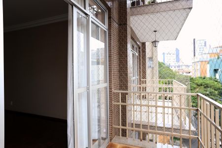 Varanda da Sala de apartamento à venda com 3 quartos, 120m² em São Pedro, Belo Horizonte