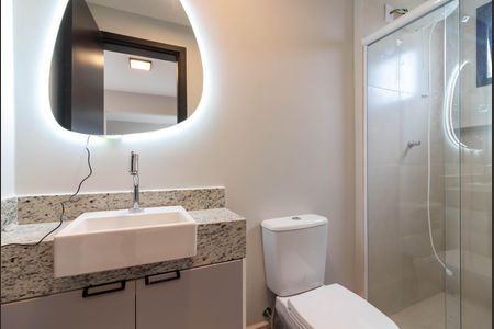 Apartamento para alugar com 37m², 1 quarto e 1 vaga Apartamento para alugar com 37m², 1 quarto e 1 vagaBanheiro da Suíte