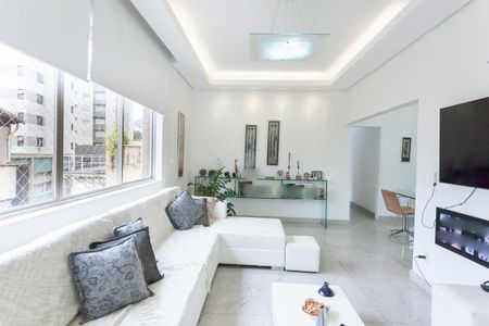 sala de apartamento à venda com 3 quartos, 114m² em Sion, Belo Horizonte