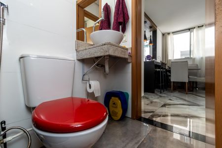 Banheiro de apartamento à venda com 2 quartos, 46m² em Bandeirantes (pampulha), Belo Horizonte