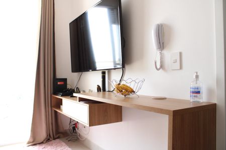 Detalhe Sala de apartamento à venda com 1 quarto, 35m² em Belenzinho, São Paulo