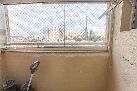 Apartamento à venda com 66m², 2 quartos e 2 vagasVaranda da suíte 