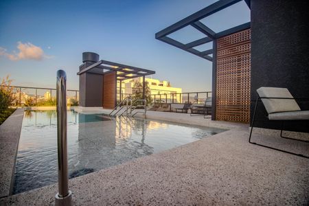 Apartamento para alugar com 47m², 2 quartos e 2 vagasÁrea comum - Piscina