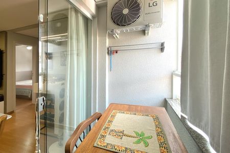 Varanda da Sala de apartamento à venda com 2 quartos, 55m² em Teixeira Dias, Belo Horizonte