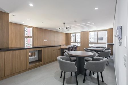 Studio para alugar com 26m², 1 quarto e sem vagaSalão de Festas