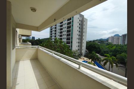 Varanda - Sala de apartamento para alugar com 2 quartos, 62m² em Curicica, Rio de Janeiro