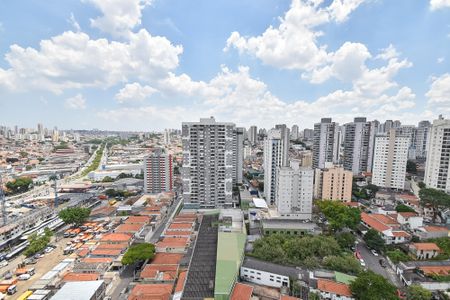 Vista da varanda de kitnet/studio à venda com 1 quarto, 32m² em Vila Dom Pedro I, São Paulo