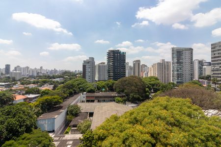 Vista da Sala de apartamento para alugar com 2 quartos, 38m² em Indianópolis, São Paulo