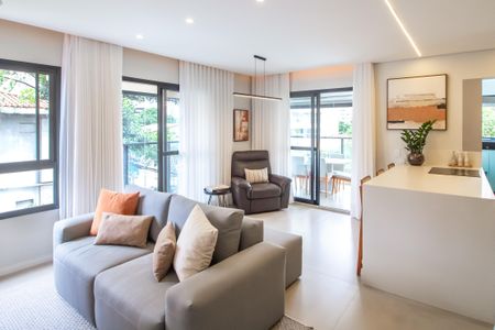 Sala de apartamento à venda com 3 quartos, 109m² em Perdizes, São Paulo