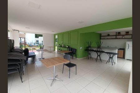 Apartamento para alugar com 42m², 2 quartos e 1 vagaÁrea comum - Salão de festas