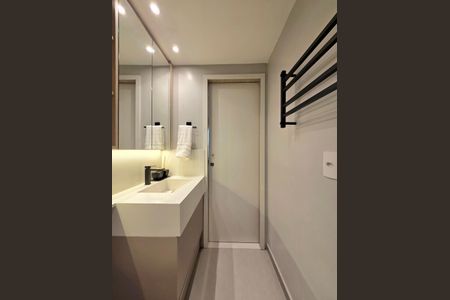 Studio para alugar com 24m², 1 quarto e sem vaga Studio para alugar com 24m², 1 quarto e sem vagaBanheiro