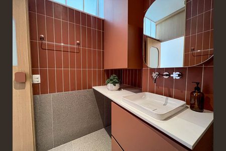 Studio para alugar com 29m², 1 quarto e sem vaga Studio para alugar com 29m², 1 quarto e sem vagaBanheiro