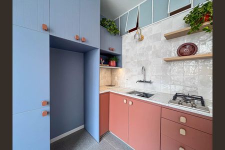 Studio para alugar com 29m², 1 quarto e sem vaga Studio para alugar com 29m², 1 quarto e sem vagaCozinha