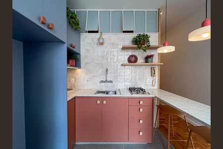 Studio para alugar com 29m², 1 quarto e sem vaga Studio para alugar com 29m², 1 quarto e sem vagaCozinha