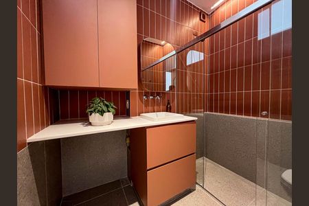 Studio para alugar com 29m², 1 quarto e sem vaga Studio para alugar com 29m², 1 quarto e sem vagaBanheiro