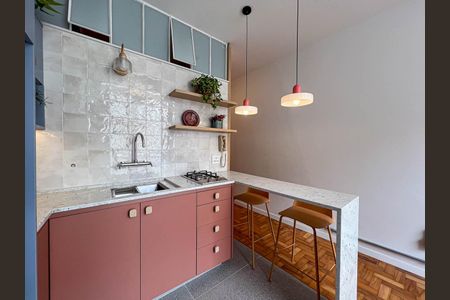 Studio para alugar com 29m², 1 quarto e sem vaga Studio para alugar com 29m², 1 quarto e sem vagaCozinha