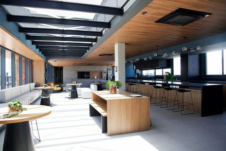 Área Comum - Lounge Gourmet de apartamento à venda com 3 quartos, 90m² em Cidade Baixa, Porto Alegre