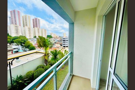 Varanda da Sala de apartamento à venda com 2 quartos, 46m² em Jardim Flor da Montanha, Guarulhos