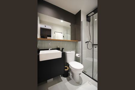 Apartamento para alugar com 25m², 1 quarto e sem vaga Apartamento para alugar com 25m², 1 quarto e sem vagaBanheiro