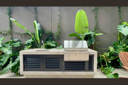 Studio à venda com 33m², 1 quarto e sem vaga Studio à venda com 33m², 1 quarto e sem vagaChurrasqueira