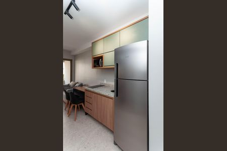 Studio para alugar com 37m², 1 quarto e sem vaga Studio para alugar com 37m², 1 quarto e sem vagaCozinha Americana