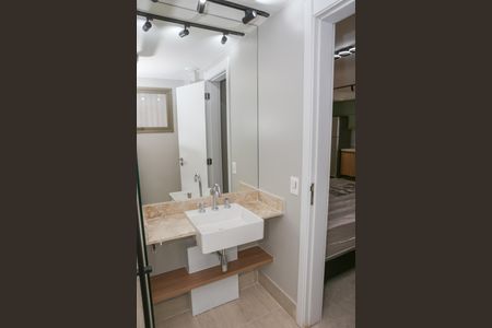 Studio para alugar com 37m², 1 quarto e sem vaga Studio para alugar com 37m², 1 quarto e sem vagaBanheiro da Suíte