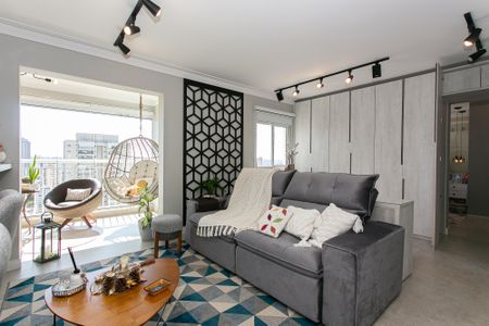 Sala de apartamento à venda com 1 quarto, 67m² em Vila Zilda, São Paulo