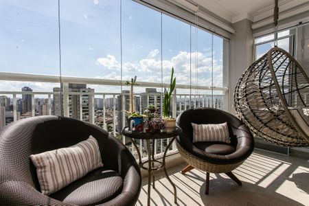 Varanda da Sala de apartamento à venda com 1 quarto, 67m² em Vila Zilda, São Paulo