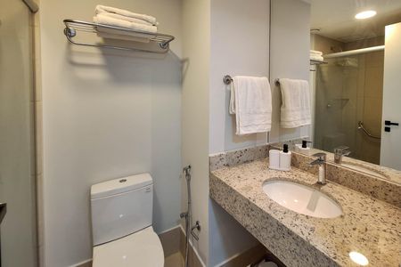 Studio para alugar com 22m², 1 quarto e sem vaga Studio para alugar com 22m², 1 quarto e sem vagaBanheiro