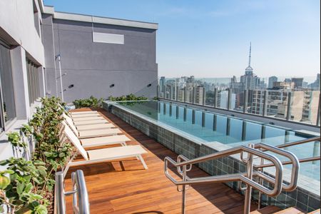 Studio para alugar com 27m², 1 quarto e sem vagaÁrea comum - Piscina