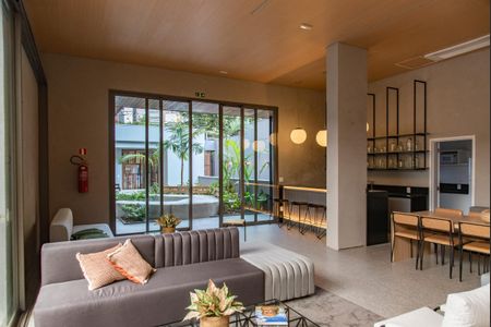 Studio para alugar com 27m², 1 quarto e sem vagaÁrea comum - Salão de festas