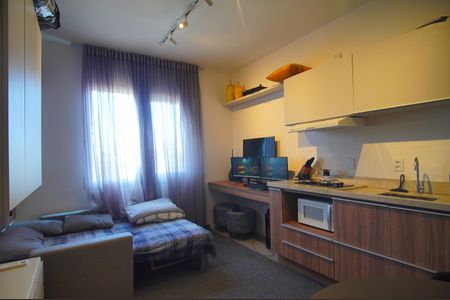 Quarto/Cozinha de kitnet/studio à venda com 1 quarto, 21m² em Morro do Espelho, São Leopoldo