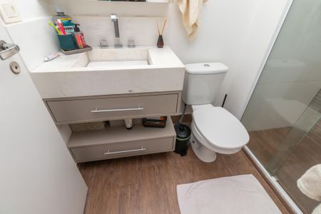 Apartamento à venda com 65m², 1 quarto e 1 vagaBanheiro da Suíte