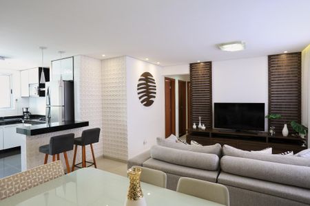 Sala de apartamento à venda com 3 quartos, 85m² em Palmares, Belo Horizonte