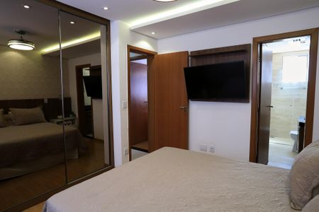Suíte de apartamento à venda com 3 quartos, 85m² em Palmares, Belo Horizonte