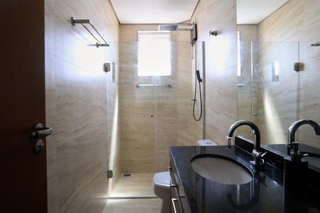 Banheiro da Suíte de apartamento à venda com 3 quartos, 85m² em Palmares, Belo Horizonte