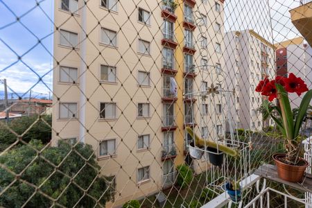 Vista da Sacada da Sala  de apartamento à venda com 3 quartos, 70m² em Jardim dos Oliveiras, Campinas