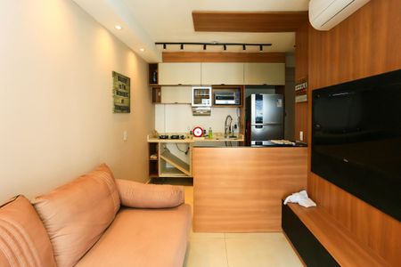 Sala  de apartamento à venda com 2 quartos, 40m² em Cidade Jardim, São Paulo