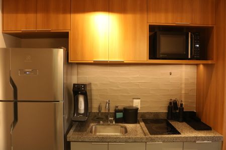 Studio à venda com 25m², 1 quarto e sem vagaCozinha