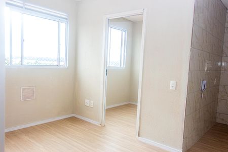 Sala de apartamento para alugar com 2 quartos, 33m² em Veleiros, São Paulo