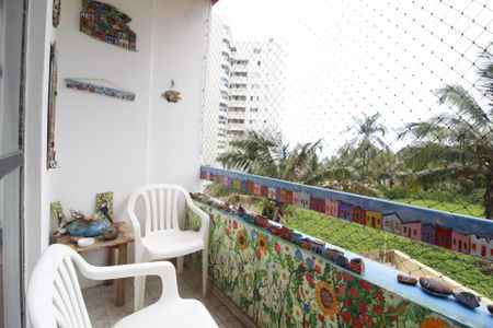 Varanda da Sala de apartamento para alugar com 3 quartos, 110m² em Costa Azul, Salvador