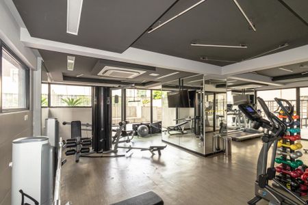 Apartamento para alugar com 46m², 1 quarto e 1 vaga Apartamento para alugar com 46m², 1 quarto e 1 vagaÁrea comum - Academia