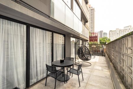 Apartamento para alugar com 46m², 1 quarto e 1 vaga Apartamento para alugar com 46m², 1 quarto e 1 vagaÁrea comum - Pátio